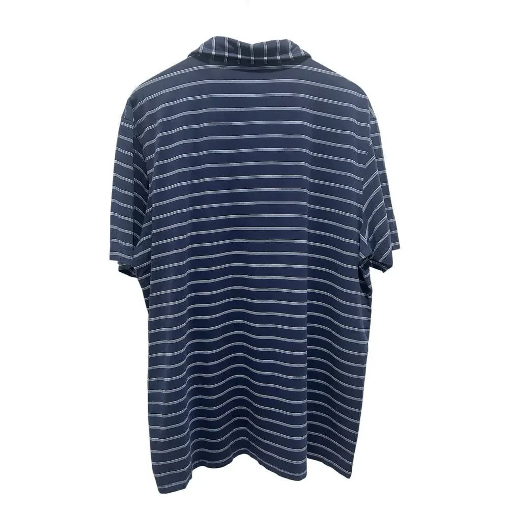 2 PETER MILLAR Men’s Polo Style Golf Shirts Size XXL Cotton Blend Casual